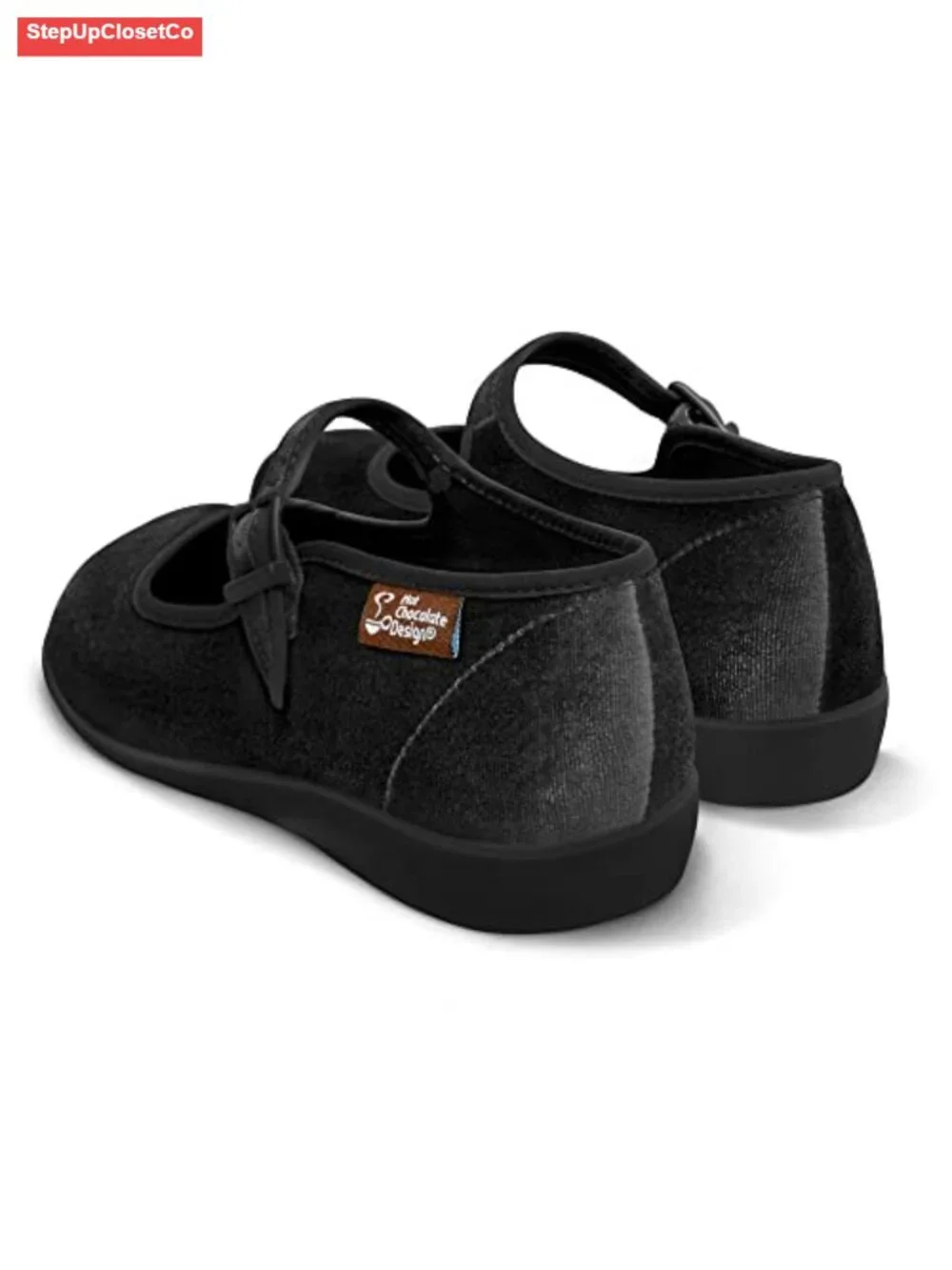 Vintage Style Vegan Leather Mary Jane Flats Women's Cushioned